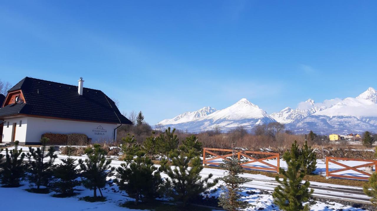 Holiday House Sabala 2 Stará Lesná Eksteriør bilde